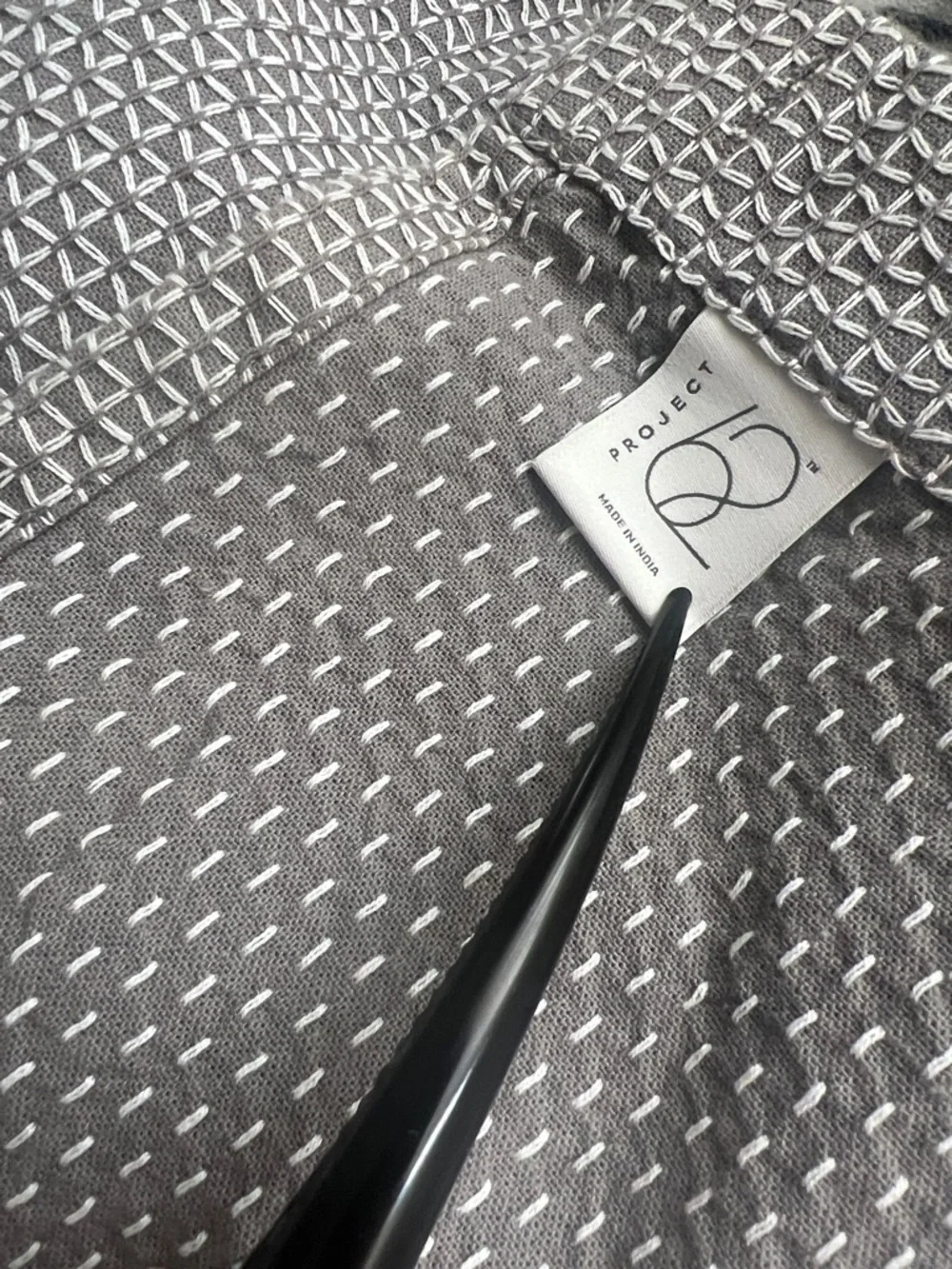 🌟3 for $30🌟 Project 62 Cotton Shower Curtain, textured gray
